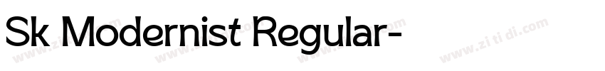 Sk Modernist Regular字体转换